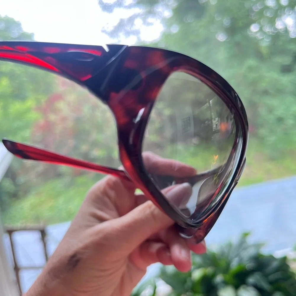 Oakley Black and Red Women's Disobey Sunglasses